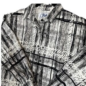 Vintage Roper Rodeo Blue Shirt Women's 17/18 Western Cowgirl Made in USA‎